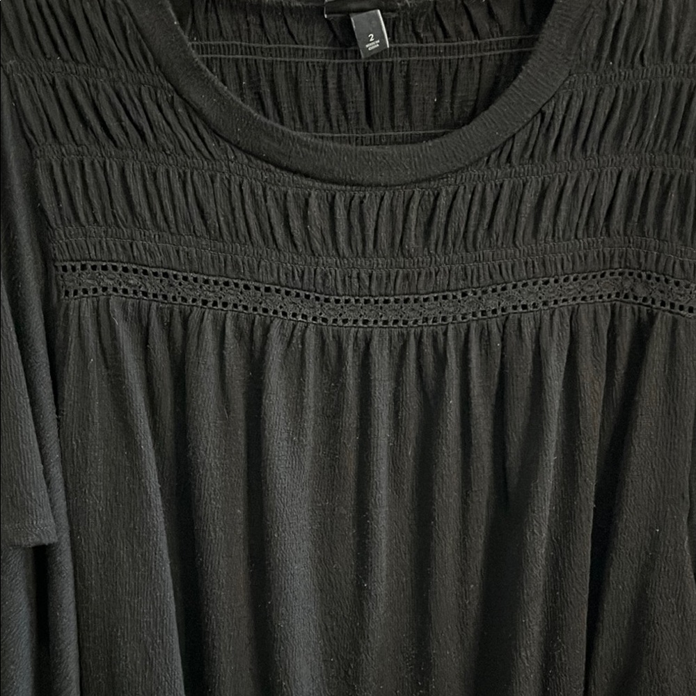 Torrid Black Women's blouse size 2 - Picture 5 of 6